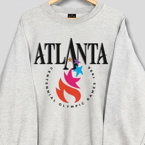 Vintage Atlanta Olympics Sweatshirt, Atlanta Olympics Games 1996 sweater unisex - Picture 2 of 4